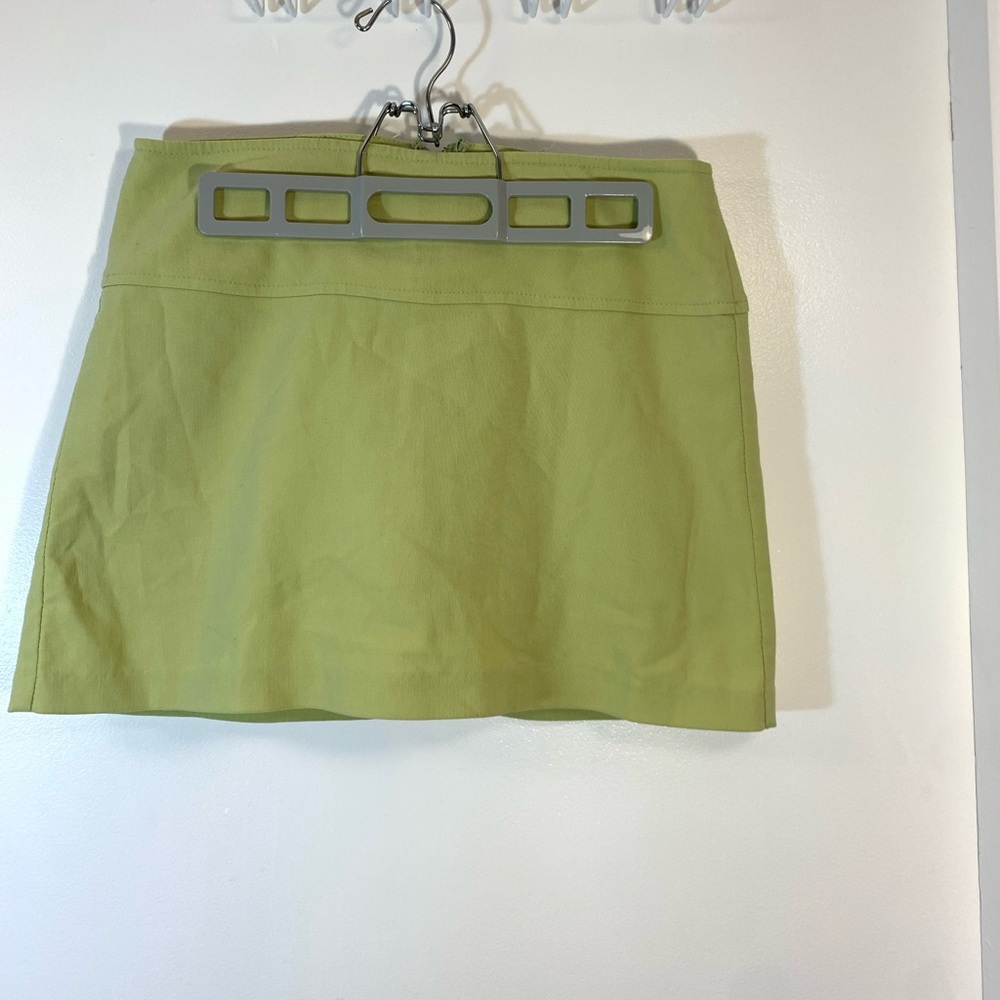 Dynamite Lime Mini Skirt Y2K vintage